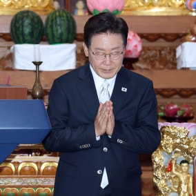 조계종·천태종·태고종 사찰 모두 찾은 李대통령