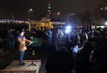영하 날씨, 손 호호 불며... 한강 문장 읽은 ‘스웨덴의 밤’