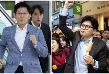 오늘 국힘 대선후보 결정... 김문수는 GTX, 한동훈은 시장서 막판 호소