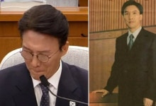 與의원, 26년 전 신사복 광고 소환…김민석도 눈 ‘질끈’