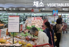 지난달 먹거리 물가 3.5% 상승...1년 만에 최고