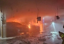 수원 아파트 지하주차장에서 전기차 화재…인명피해 없어