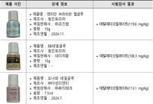 국내 유통 손톱용 미용접착제서 함유금지물질 검출…판매 중단·환불