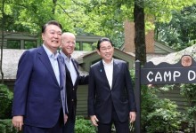 한미일 정상, 캠프 데이비드 1주년 공동성명…“3국 협력 대단한 진전”