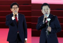 ‘반탄파’ 결선 대결…김문수 “분열 대신 함께”, 장동혁 “내부 총질 정리”
