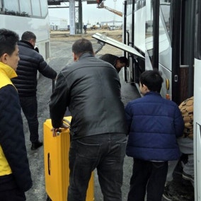 폭격 뚫고 이란 교민 23명 무사히 투르크메니스탄으로 대피