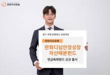 한화운용, 디딤펀드 출사표…"분산효과 높고 경기변화 국면에 강하다"