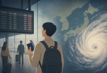일본 '트리플 태풍' 동시 상륙으로 여행 취소 조짐