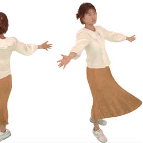 KAIST, 물리법칙 이해하는 '3D 생성형 AI' 개발...옷 주름도 세밀 재현