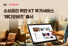 KT, 소상공인 대상 AI 매장음악 자동 선곡 서비스 '래디오비즈' 출시