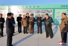 김정은, 신포 양식장 건설 현장 방문 “지방 자립 발전의 밑천 마련해야”