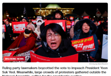외신 “대통령직 빼앗길라···여당 보이콧에 살아남은 윤석열”