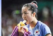바나나 먹고 기운 낸 '삐약이' 신유빈, 빙그레 모델 발탁[기업]