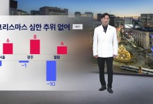 크리스마스 심한 추위 없어...낮 기온 예년보다 1~3도가량 높아[날씨]