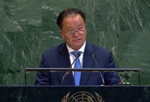 북한이 7년 만에 유엔 총회에 보낸 고위급 "핵 포기 안 해...존중하면 협력"