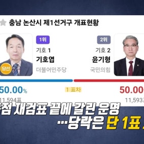 역사 바꾼 단 '1표'...지방선거 초접전 지역은?