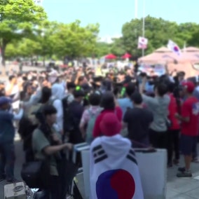 '잠실 개표소 봉쇄 시위' 장기화 국면...끝은 언제?