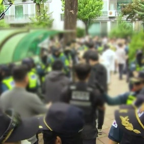 개표소 시위 폭행 2명 구속영장 신청...본격 신병 확보