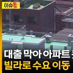 대출 막아 아파트 못 산다...빌라로 수요 이동