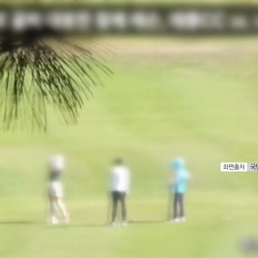 "유명 골퍼와 황제골프" vs "황당무계, 허위사실"