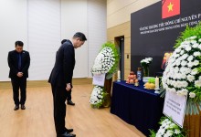 이재용, 베트남 서기장 조문…"한·베트남 발전에 힘쓰겠다"