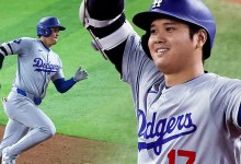 '오타니 첫 50홈런-50도루'에 일본 환호…호외 발행에 정부도 축하
