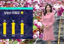어제보다 기온 올라 초여름 더위…전국 낮 25도 안팎[날씨]