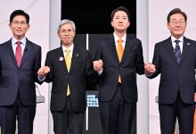 이재명 50.2% 김문수 35.6% 이준석 8.7%…리얼미터 여론조사