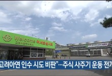 “고려아연 인수 시도 비판”…주식 사주기 운동 전개