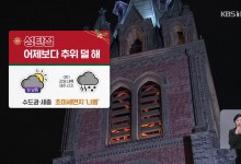 성탄절, 어제보다 추위 덜해…밤부터 강원·제주에 눈[광장 날씨]
