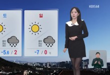주말에도 한파, 동쪽 대기 건조…충청·호남·제주 눈[날씨]