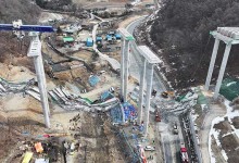 ‘고속도로 교각 붕괴 사고’…국토부 “유사 공법 건설현장 공사 중지”