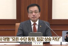 최 대행 “모든 수단 동원, 집값 상승 차단”