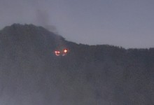 대구 북구 함지산 산불 부분 재발화…진화 중