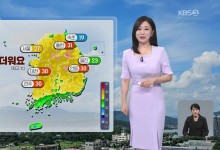 절기 ‘소만’, 내륙 30도 안팎까지 올라가…곳곳 소나기[아침뉴스타임 날씨]