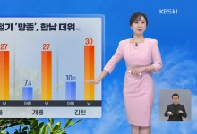절기 ‘망종’, 맑고 한낮엔 더워…자외선·오존 주의[930 날씨]