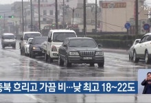 충북 흐리고 가끔 비…낮 최고 18~22도