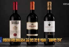 이탈리아 와인창고서 75억 원 상당 고급와인 3만병 도난