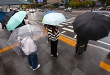 가을비 내리는 출근길…내일부터 기온 '뚝'
