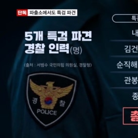5개 특검 파견 경찰만 200명 육박…국수본부터 파출소까지