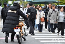 북서쪽 찬공기 내려와 밤에 기온 더 떨어져…내일 날씨 급격히 추워져