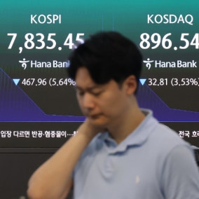 코스피 이어 코스닥도 '매도' 사이드카…5%대 급락