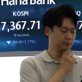 코스피·코스닥 급락중…반도체 고점론·이란 리스크에 '흔들'