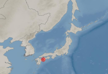 日시코쿠 서쪽 해협서 규모 6.4 지진…“쓰나미 우려 없어”