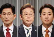 이재명·김문수 9%P 격차… 이준석 10% 달성 [리얼미터]