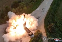 [3보]"北, 고농축 우라늄 제조시설 공개 닷새만에 탄도미사일 도발…약 400㎞ 비행"
