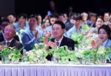 윤석열 대통령 부부 2024 파리올림픽 선수단 격려 행사 참석