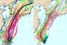 태풍 제비 또는 끄라톤, 10월초 제주도→대한해협·부산행 전망
