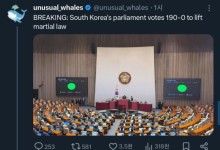 "와우, 충격적"…머스크도 깜짝 놀란 한국 계엄령 사태
