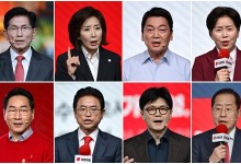 국힘 경선 후보 '反이재명' 한목소리…"7공화국" "체제전쟁" 청사진 제시